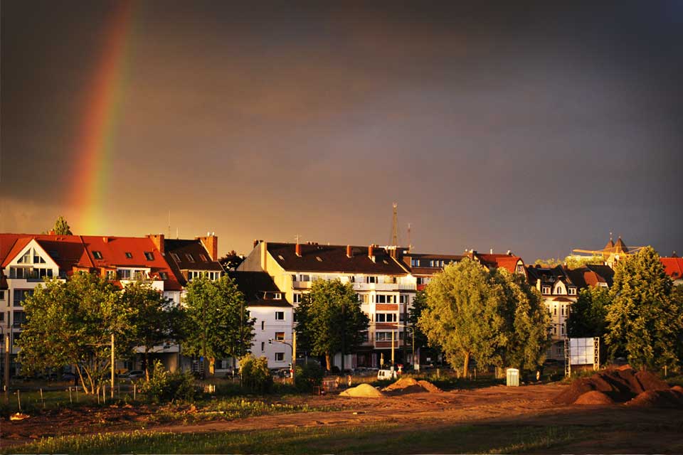 Rainy July, Düsseldorf, Germany Rainy July, Düsseldorf, Germany