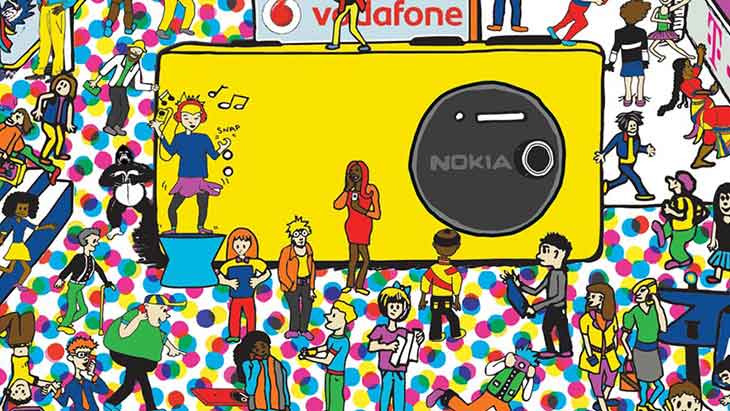 Nokia Illustration by Creative Director Kelly Gold