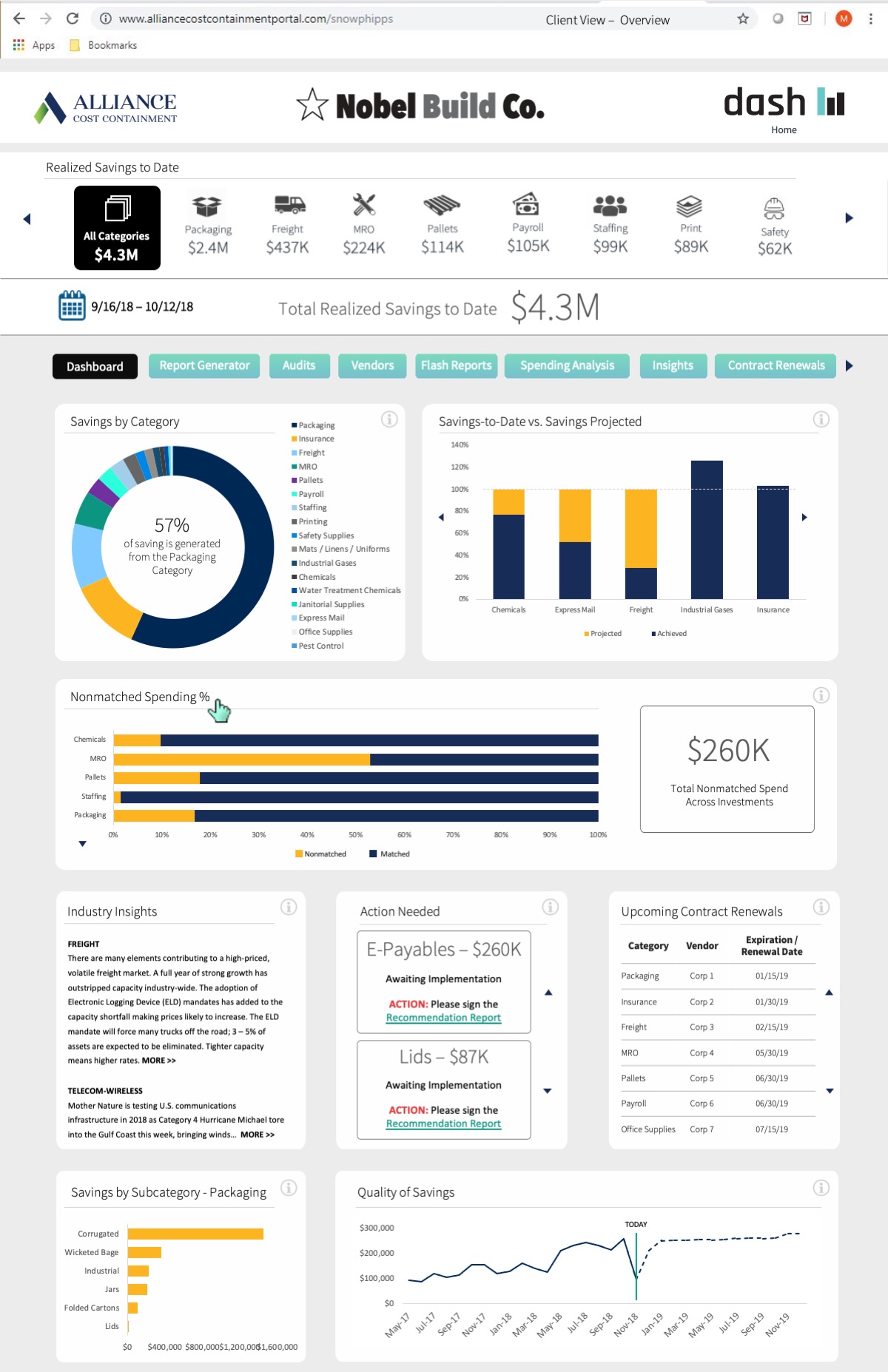 UX / UI project page mockup calendar