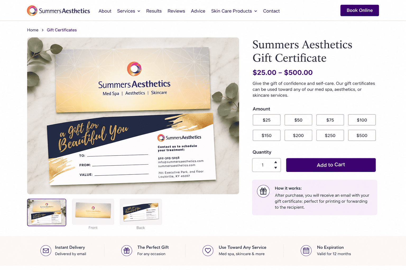 Gift Card mockup
